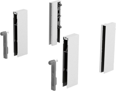 HETTICH 9122980 ArciTech DesignSide adaptateur/124 mm blanc