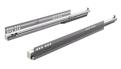 HETTICH 9117305 Atira coulisse a sortie totale, Quadro V6, 470mm/30kg, côté 18mm