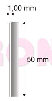 Hřebík Brad 12/50 zinek, 5000 ks  
Clou Brad 12/50 zinc, 5000 pcs