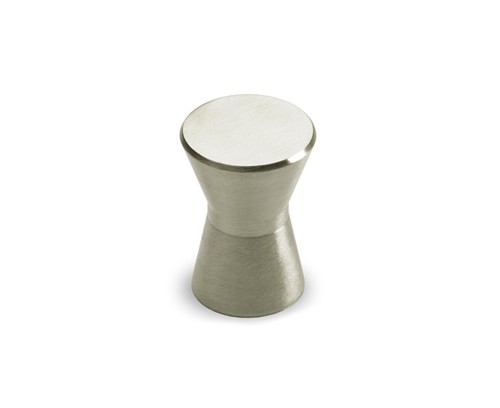 HETTICH 9113564 Bouton SION d16 mm inox brossé