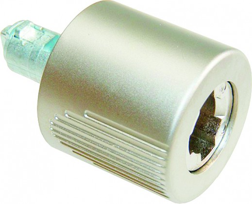 LEHMANN Bouton de verrouillage droit nickel mat
