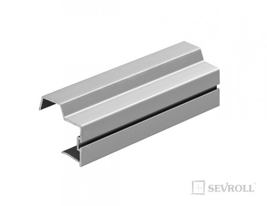 SEVROLL 04535 Universal moulure de poignée 18mm 2,7m argent SEVROLL 04535 Universal moulure de poignée 18mm 2,7m argent