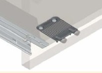 BLUM Z96.10E1 stabilisateur panneau/culot Expando gris