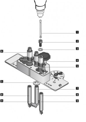 HETTICH 20688 DrillJig foret d35 mm