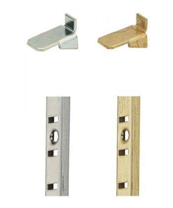 HETTICH 47612 Vari moulure porteuse, 10x5x3500 mm, nickel