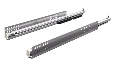 HETTICH 9080237 Quadro V6 coulisse a sortie totale cachée, 500mm/30kg, flanc 16m