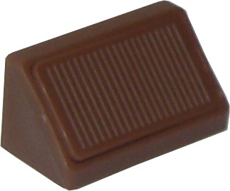 Équerre de liaison plastique double 42mm chene teinté Équerre de liaison plastique double 42mm chene teinté