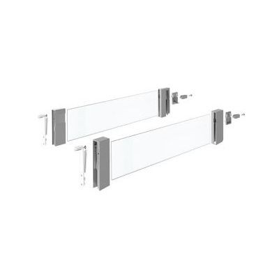 HETTICH 9194820 Atira DesignSide 176/350 mm verre argenté