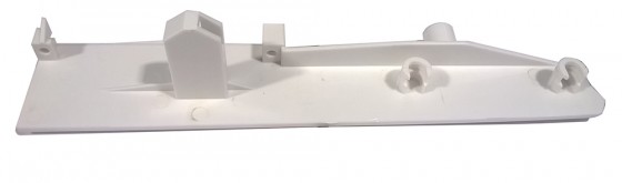 StrongBox supports de façade, tiroir intérieur H204, reling rond double, blanc