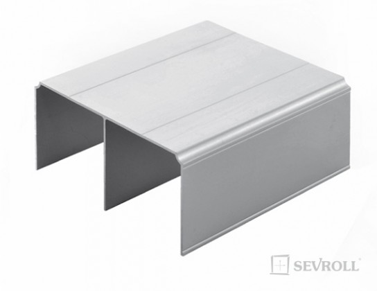 SEVROLL 01469 Gemini guidage supérieur 4,05m argent SEVROLL 01469 Gemini guidage supérieur 4,05m argent