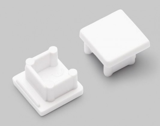 StrongLumio embouts pour profil Smart 10, blanc (paire) StrongLumio embouts pour profil Smart 10, blanc (paire)