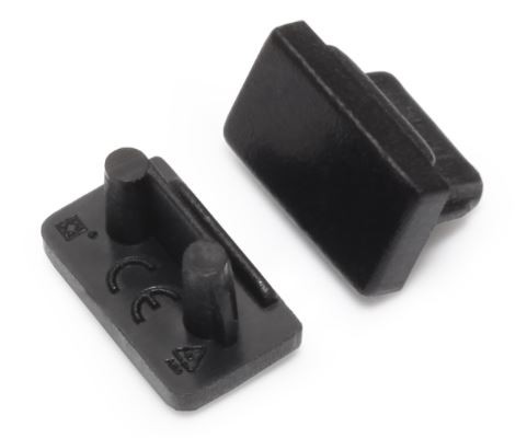 StrongLumio embouts pour profil Slim 8, noir (paire)