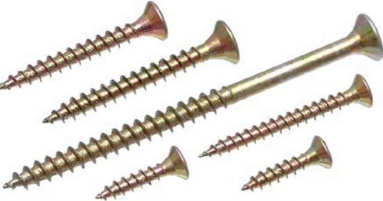 Vis a bois PZ 5x140/70 tete fraisée zinc jaune PZ2, filetage partiel Vis a bois PZ 5x140/70 tete fraisée zinc jaune PZ2, filetage partiel