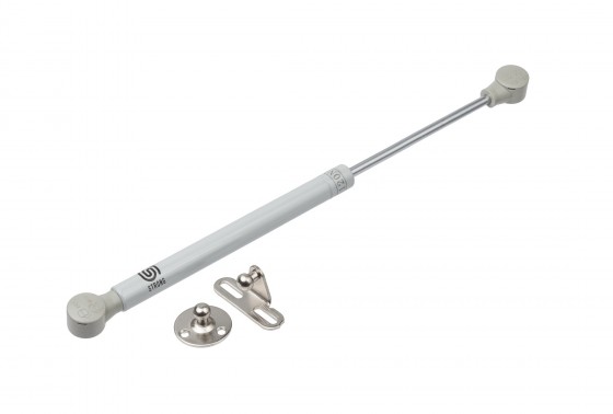 StrongLifts vérin a gaz, pour abattant haut, automatique, 245mm/60N, gris