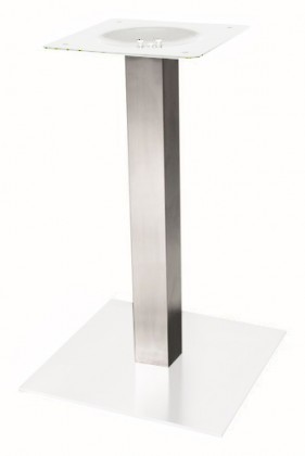 STRONG Piece de jambe de table centrale - pied 80x80x730, inox