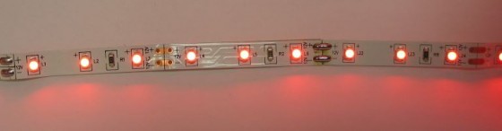 SAL ruban LED 4,8W/m 12V 8mm rouge