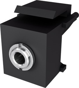 BACHMANN 917.157 module 1x stéréo 3,5mm keystone