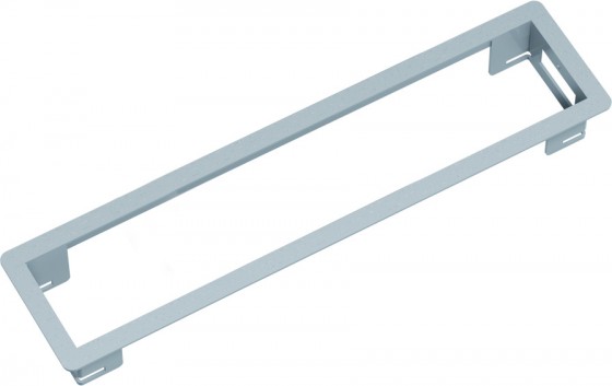 BACHMANN 317.006 cadre Power Frame, 4x, gris argenté, proche RAL9006