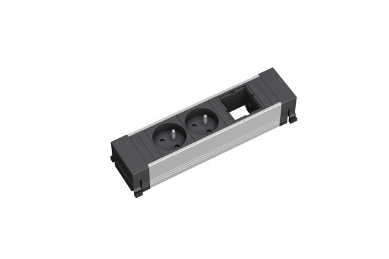BACHMANN 916.002 unité a tiroirs 2x 230V Française + 1x module libre