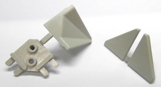 TL8 - Ensemble embouts (gauche + droite) + angle intérieur 90°