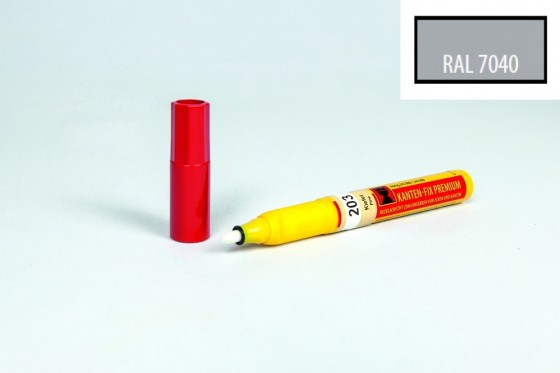 Marqueur de retouche pour chants RAL 7040 gris