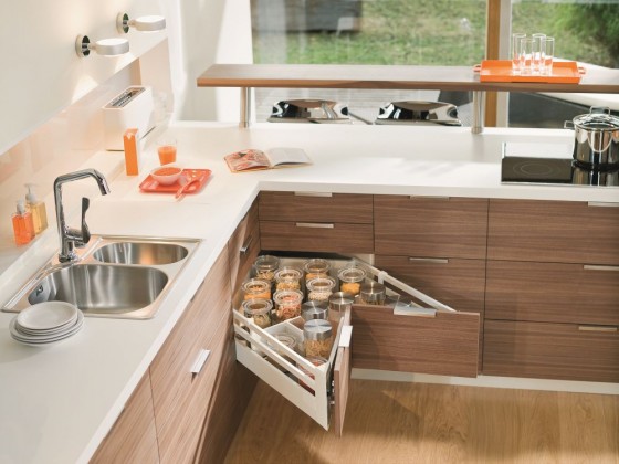 K-BLUM Antaro, tiroir D 600mm/65kg, Blumotion/TOB, gris, Space Corner Syncro K-BLUM Antaro, tiroir D 600mm/65kg, Blumotion/TOB, gris, Space Corner Syncro
