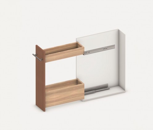 K-BLUM Space Twin Tandem, armoires étroites