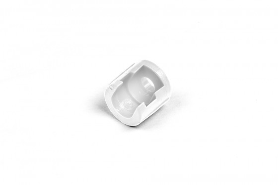 StrongBox ND support de tringle frontal, vis a bois, blanc