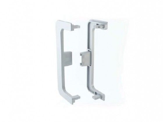 TULIP Gola embout ouvert profil C plastique argent P+L TULIP Gola embout ouvert profil C plastique argent P+L