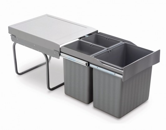 GOLLINUCCI trieur Linea 292 400mm 1x16l+2x7,5l GOLLINUCCI trieur Linea 292 400mm 1x16l+2x7,5l