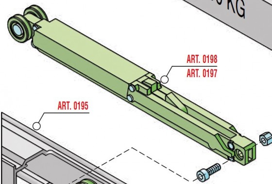 SISCO Silent amortisseur pour porte coulissante intérieure 100kg