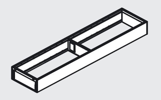 BLUM ZC7S450RH2 Ambia Line cadre 200/450mm chene bardolino
