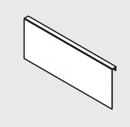 BLUM ZC7A0U0M Ambia Line adaptateur profilé M blanc