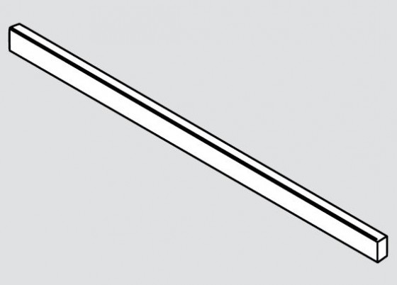 BLUM ZR7.1080U Legrabox, reling frontal 1080mm, gris