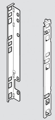 BLUM ZB7F000S Legrabox, supports arriere F, nickel