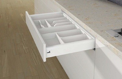 HETTICH 9135129 ArciTech OrgaTray 420, 500/450 mm blanc