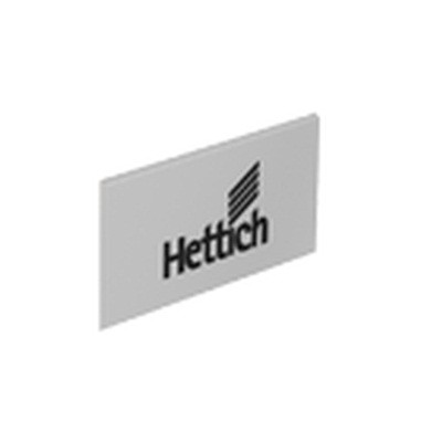 HETTICH 9123009 Arcitech cache-vis avec logo alu