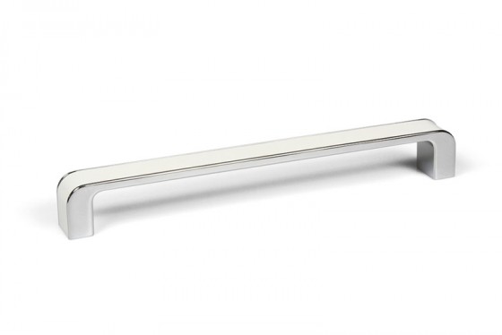 TULIP Poignée Peca 256 chrome brillant/blanc mat TULIP Poignée Peca 256 chrome brillant/blanc mat