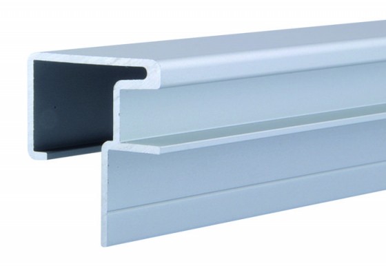 REHAU rail de guidage 29 mm MetAL line inox 360L