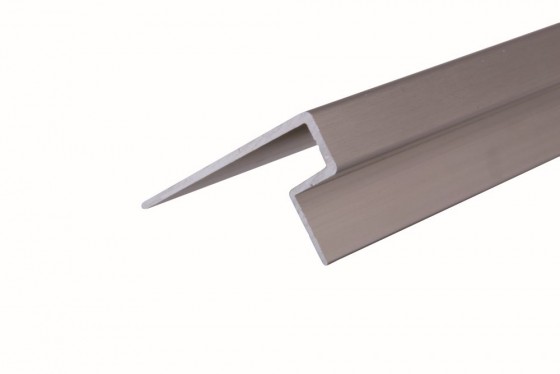 REHAU moulure de recouvrement avec dépassement Alu inox 360L