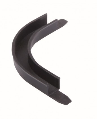 REHAU guide courbe 90° 8mm noir