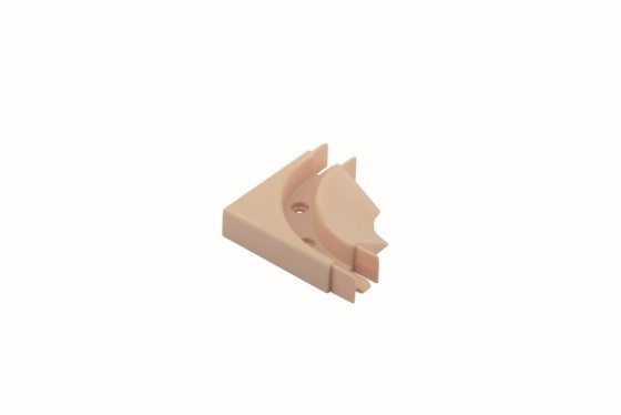 REHAU coin moulure rail de guidage a vis beige érable