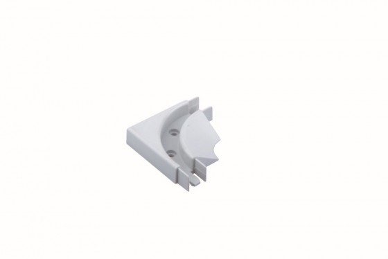 REHAU coin rail de guidage a vis gris