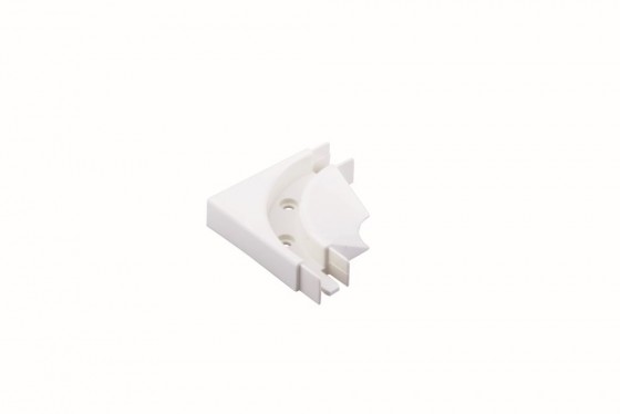 REHAU coin moulure de guidage a vis blanc
