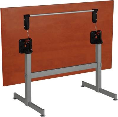 MILADESIGN piétement pliant ST847U argent MILADESIGN piétement pliant ST847U argent