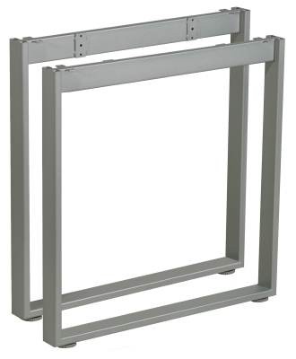 MILADESIGN piétement Mobilar M8207–Z argent