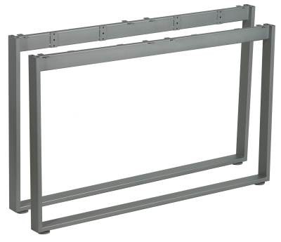 MILADESIGN piétement Mobilar M6212–Z argent MILADESIGN piétement Mobilar M6212–Z argent