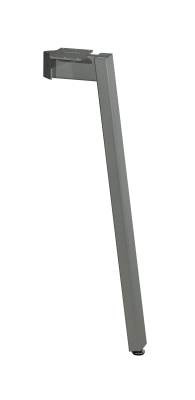 MILADESIGN pied de table Mobilar M6301–N argento