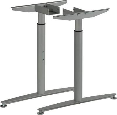 MILADESIGN piétement réglable central Linear LN3302R argent MILADESIGN piétement réglable central Linear LN3302R argent