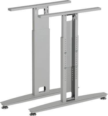 MILADESIGN piétement réglable central G3 ST224R argent MILADESIGN piétement réglable central G3 ST224R argent